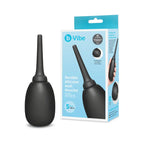 B-Vibe™ Flexible Silicone Anal Douche Black