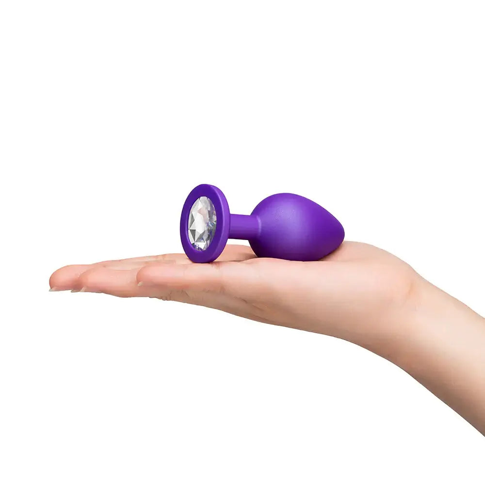 B-Vibe™ Jewel Butties Bundle 3-Piece Anal Training Set Purple