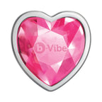 b-Vibe™ Jewel Heart Metal Butt Plug Training Set - Rolik®