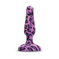B-Vibe™ Leopard Novice Vibrating Butt Plug Purple