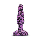 B-Vibe™ Leopard Novice Vibrating Butt Plug Purple