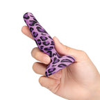 B-Vibe™ Leopard Novice Vibrating Butt Plug Purple