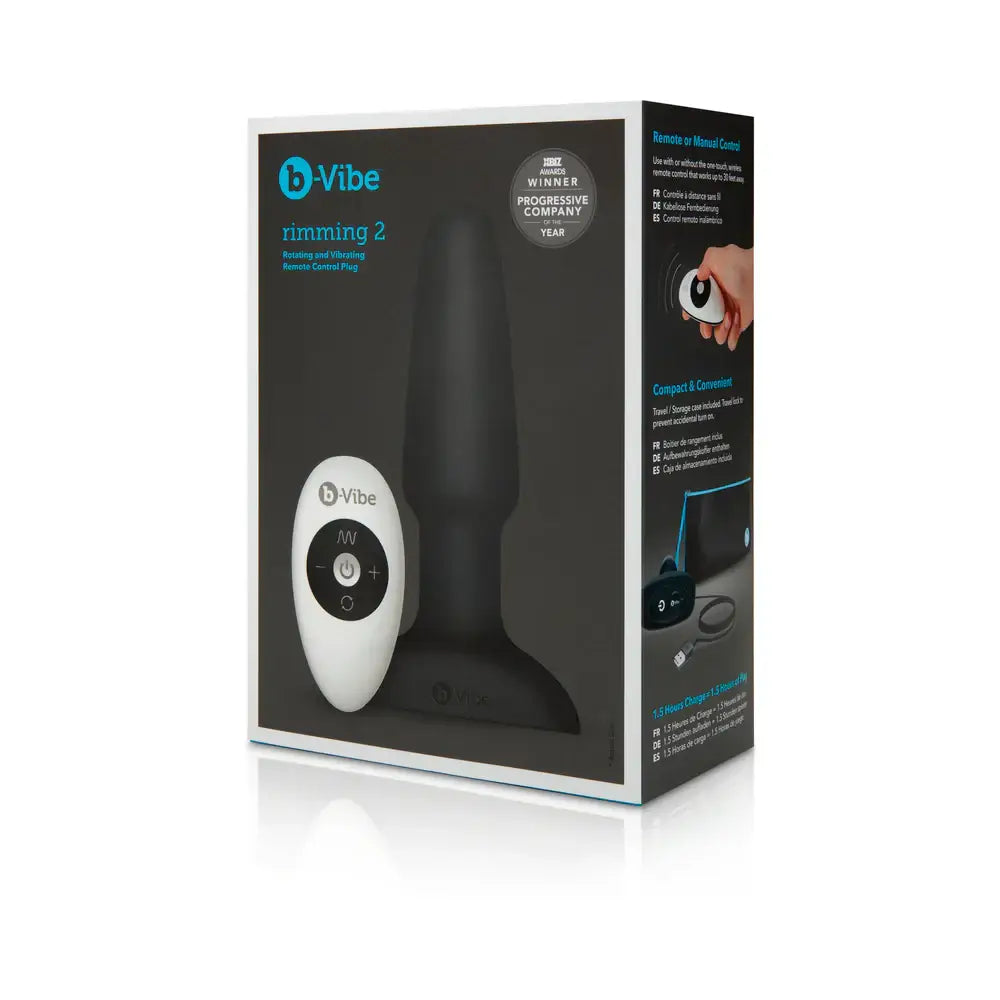 B - Vibe™ Rimming Plug 2 With Remote - Rolik®
