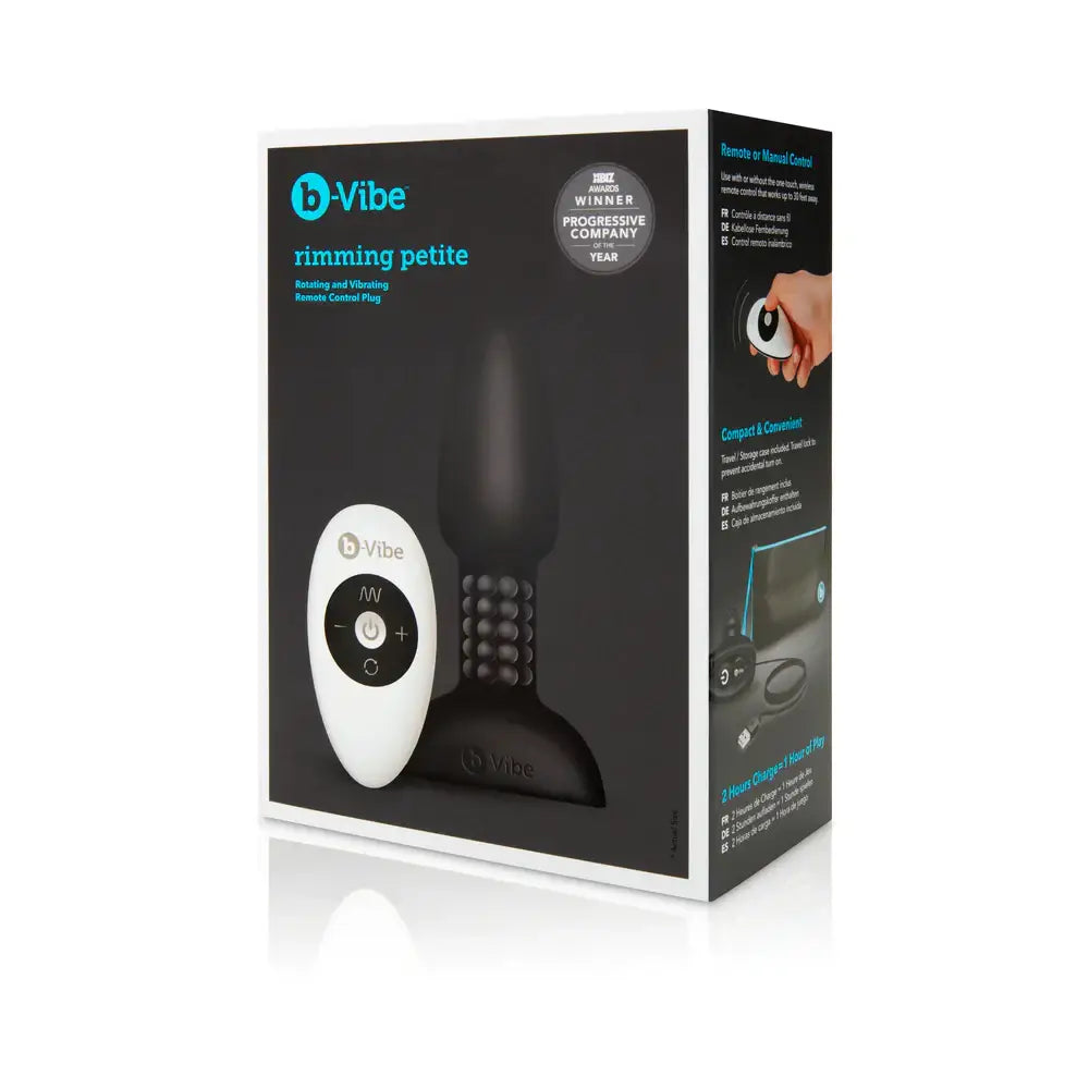 b-Vibe™ Rimming Petite Rotating and Vibrating Remove Control Plug Rolik®