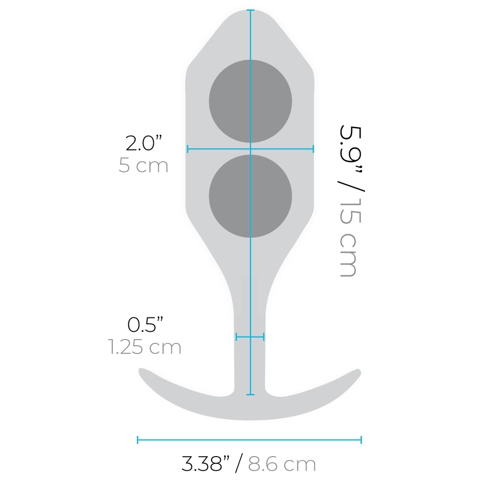 B-Vibe™ Snug Plug 5 (XXL) Dimensions - Rolik®