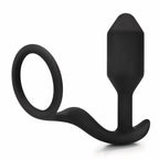 B - Vibe™ Snug & Tug Weighted Silicone Plug and C - Ring - Rolik®