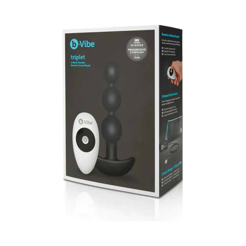 b-Vibe™ Triplet Remote Control Vibrating Anal Beads
