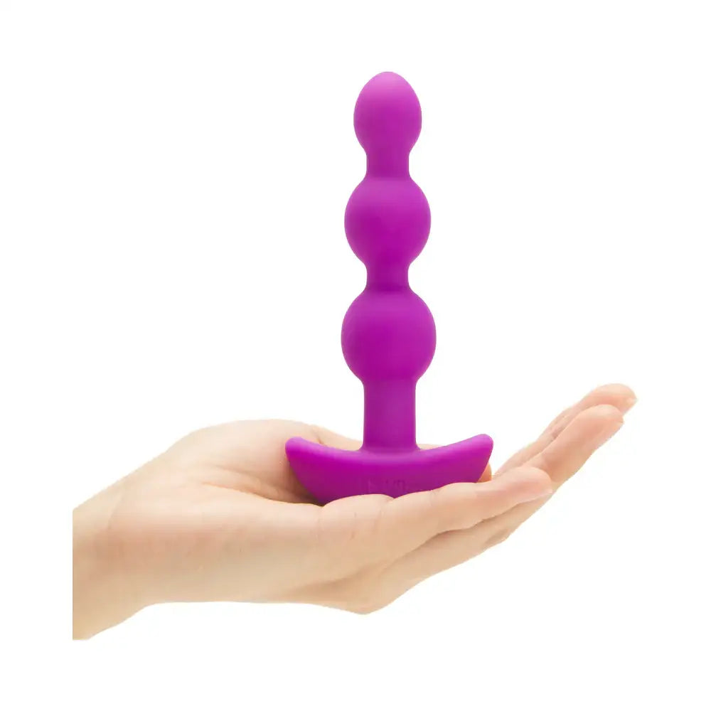 b-Vibe™ Triplet Remote Control Vibrating Anal Beads - Fuchsia