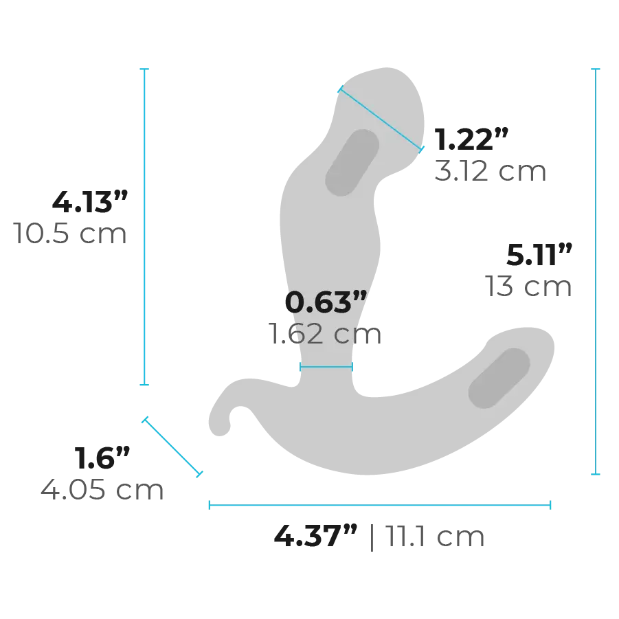 B - Vibe™ 360 Remote Vibrating Plug - Rolik®