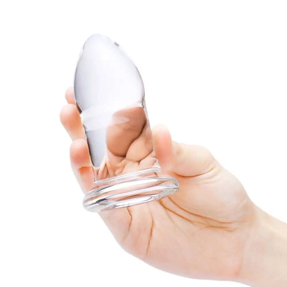 B - Vibe™ 4 - Piece Glass Anal Dilators Set - Rolik®
