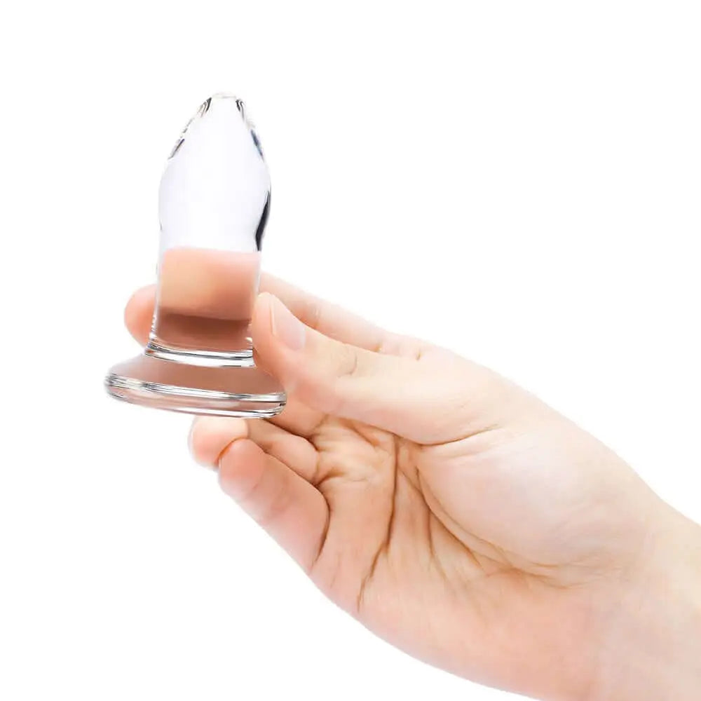 B - Vibe™ 4 - Piece Glass Anal Dilators Set - Rolik®