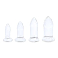 B - Vibe™ 4 - Piece Glass Anal Dilators Set - Rolik®