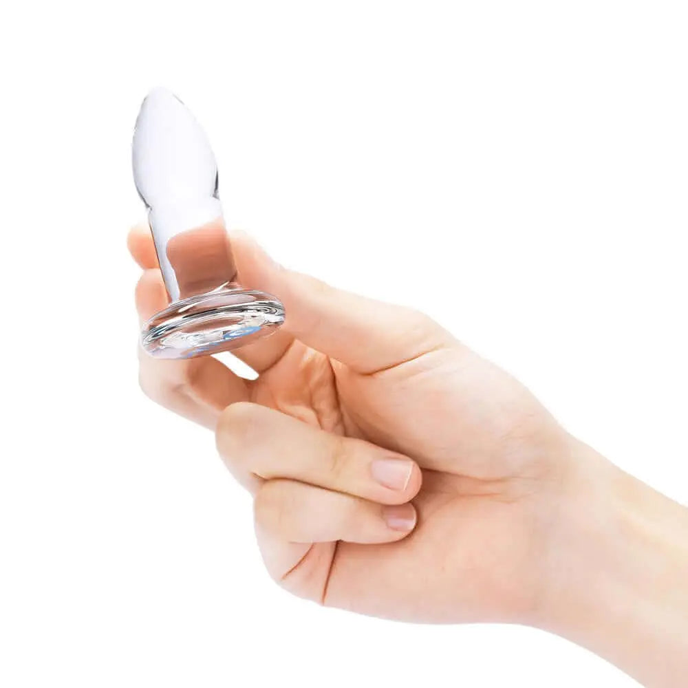 B - Vibe™ 4 - Piece Glass Anal Dilators Set - Rolik®