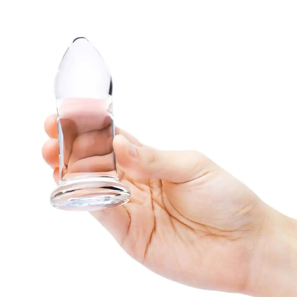 B - Vibe™ 4 - Piece Glass Anal Dilators Set - Rolik®