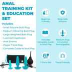 B-Vibe™ B-Vibe 7-Piece Anal Training & Education Set - Complete Beginner to Advanced Kit