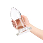 B-Vibe™ b-Vibe Advanced Glass Anal Dilator – 7.5’’ | Temperature Play & Deep Sensation