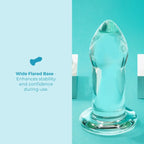 B-Vibe™ b-Vibe Advanced Glass Anal Dilator – 8’’ | Maximum Fullness & Temperature Play