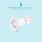 B-Vibe™ b-Vibe Advanced Glass Anal Dilator – 8’’ | Maximum Fullness & Temperature Play