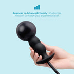 B-Vibe™ b-Vibe Beaded Inflatable Anal Plug with Hand Pump