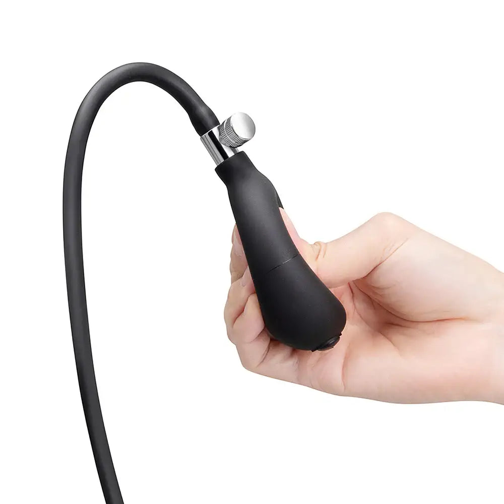 B-Vibe™ b-Vibe Beaded Inflatable Anal Plug with Hand Pump