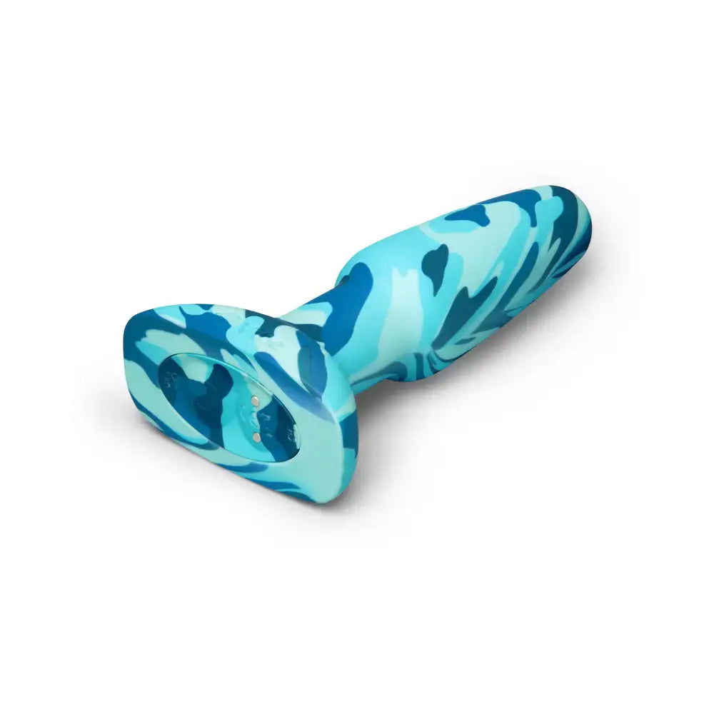 B-Vibe™ Blue Camo Rimming Plug 2