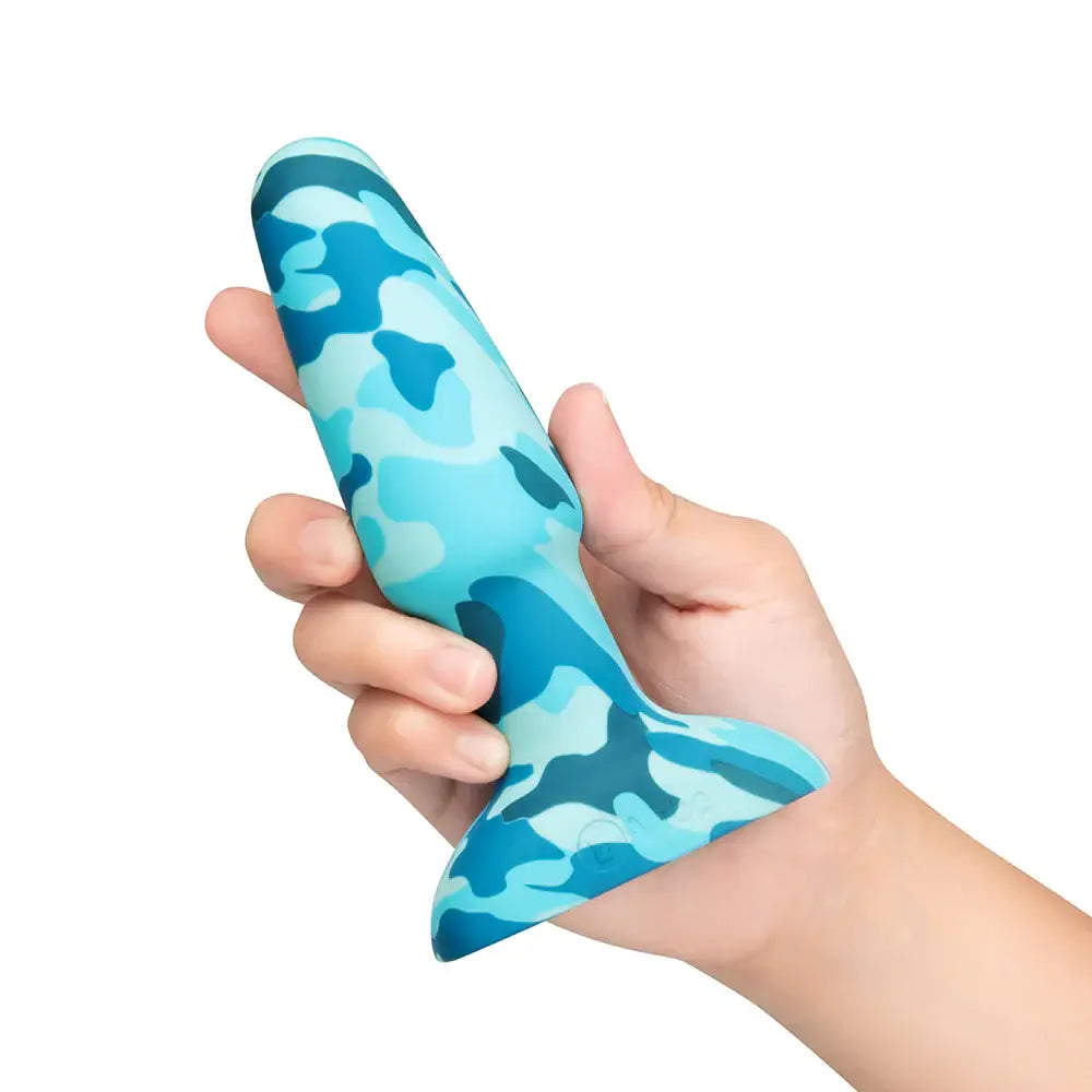 B-Vibe™ Blue Camo Rimming Plug 2