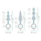 B - Vibe™ Butties Beaded Anal Plug 3 - Piece Set - Rolik®