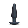 B-Vibe™ b-Vibe Butties Hefty Weighted Silicone Butt Plug - 5.5’’ Premium Anal Toy Blue