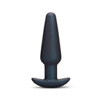 B-Vibe™ b-Vibe Butties Hefty Weighted Silicone Butt Plug - 5.5’’ Premium Anal Toy Blue