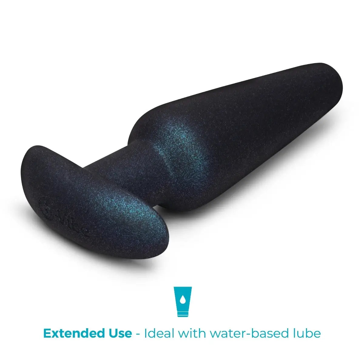 B-Vibe™ b-Vibe Butties Hefty Weighted Silicone Butt Plug - 5.5’’ Premium Anal Toy Blue