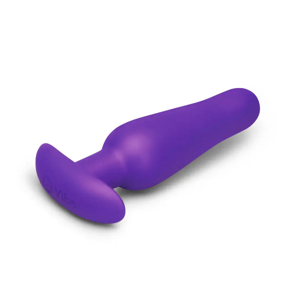 B-Vibe™ b-Vibe Butties Rookie Beginner Silicone Butt Plug - Purple