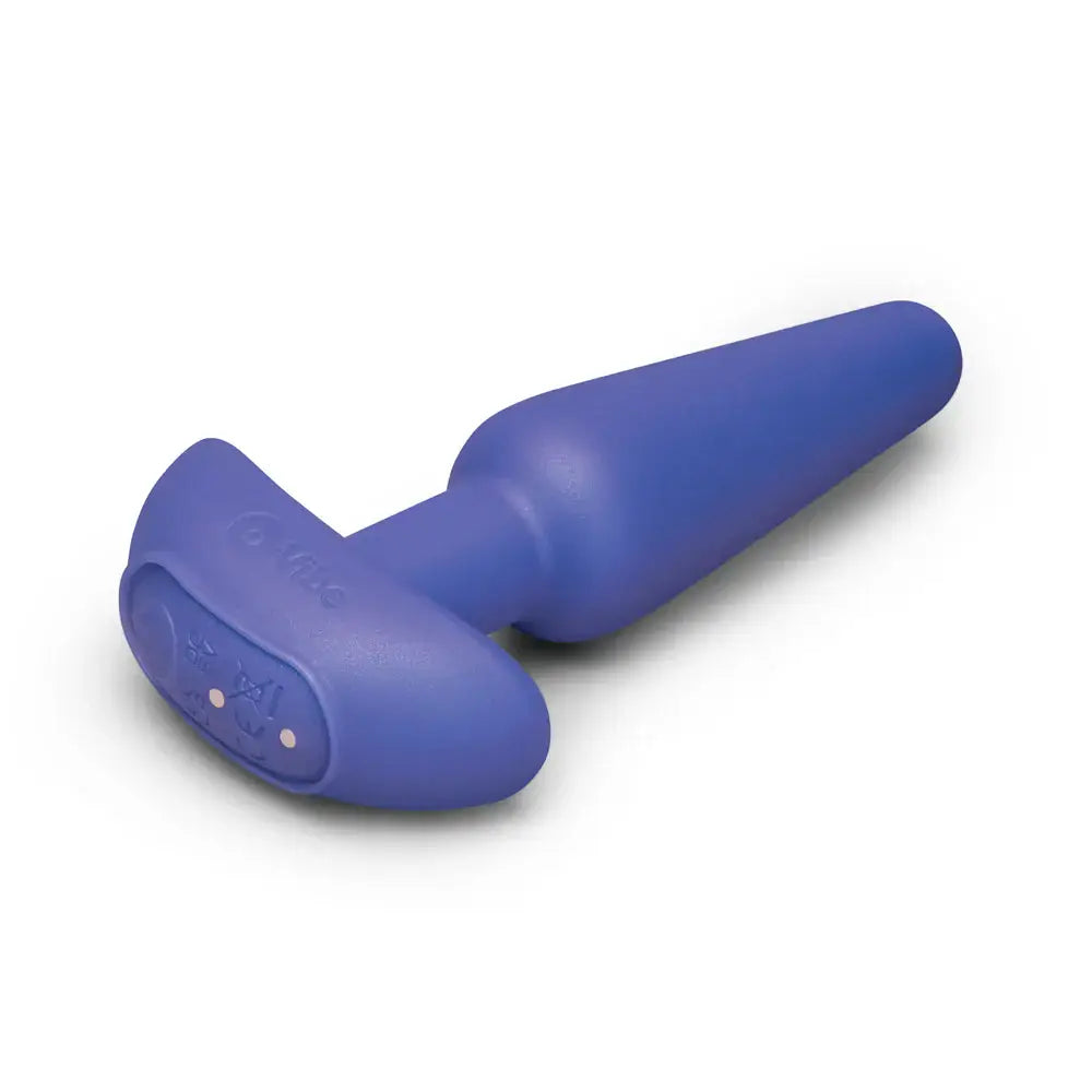 B-Vibe™ b-Vibe Butties Shake Slimline Vibrating Butt Plug - Rechargeable Prostate Massager Periwinkle
