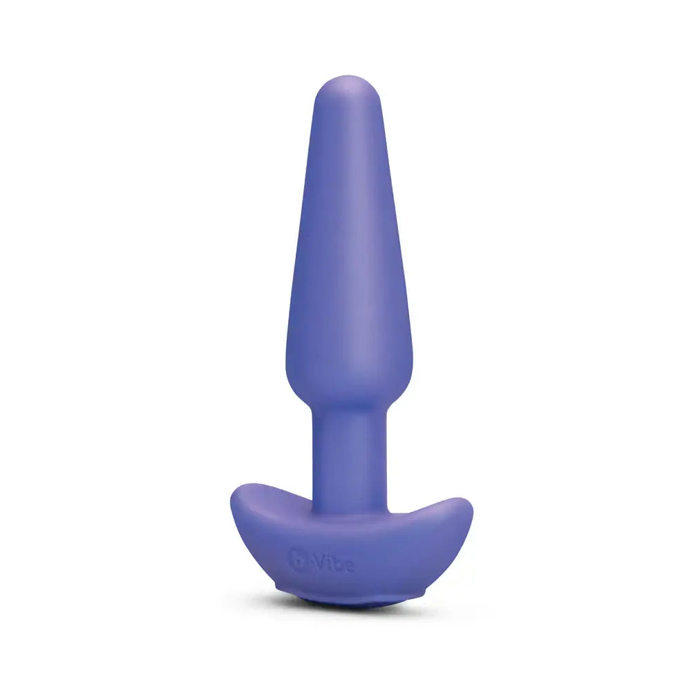 B-Vibe™ b-Vibe Butties Shake Slimline Vibrating Butt Plug - Rechargeable Prostate Massager Periwinkle