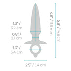 B - Vibe™ Butties Sleek Tapered Silicone Plug - Rolik®