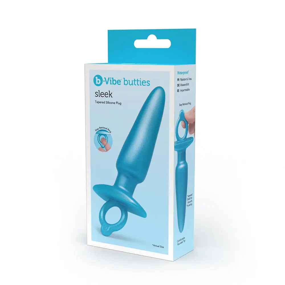 B - Vibe™ Butties Sleek Tapered Silicone Plug - Rolik®