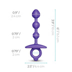 b-Vibe™ Butties Zip Silicone Anal Beads Rolik®