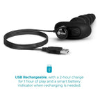 B-Vibe™ B-Vibe Cinco Remote Vibrating Anal Beads - 5 with 3 Motors & Wireless Control Black