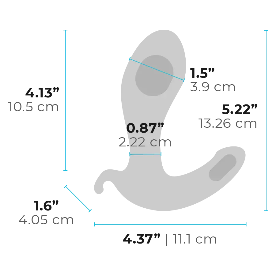 B - Vibe™ Remote Vibrating Expand Plug - Rolik®