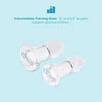 B-Vibe™ b-Vibe Intermediate Glass Anal Dilator Set – 2-Piece Training Kit