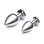 b-Vibe™ Jewel Heart Metal Butt Plug Training Set - Rolik®