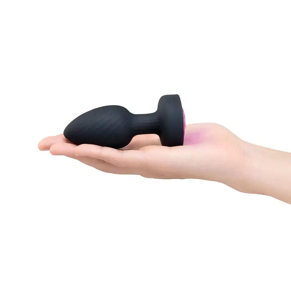 B-Vibe™ b-Vibe Light-Up Butt Plug – Vibrating Rotating & Remote Control Black