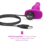 B-Vibe™ B-Vibe Novice Remote Vibrating Butt Plug - Rechargeable Small with Wireless Control