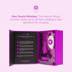 B-Vibe™ B-Vibe Novice Remote Vibrating Butt Plug - Rechargeable Small with Wireless Control