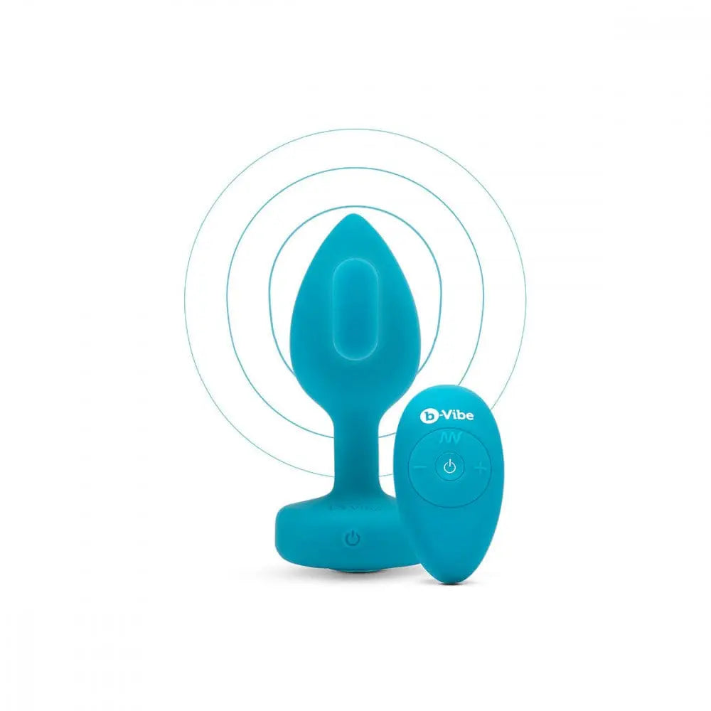 B - Vibe™ Vibrating Jewel Plug S/M - Rolik®