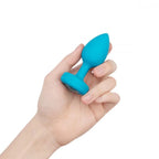 B - Vibe™ Vibrating Jewel Plug S/M - Rolik®
