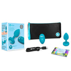 B - Vibe™ Vibrating Jewel Plug S/M - Rolik®