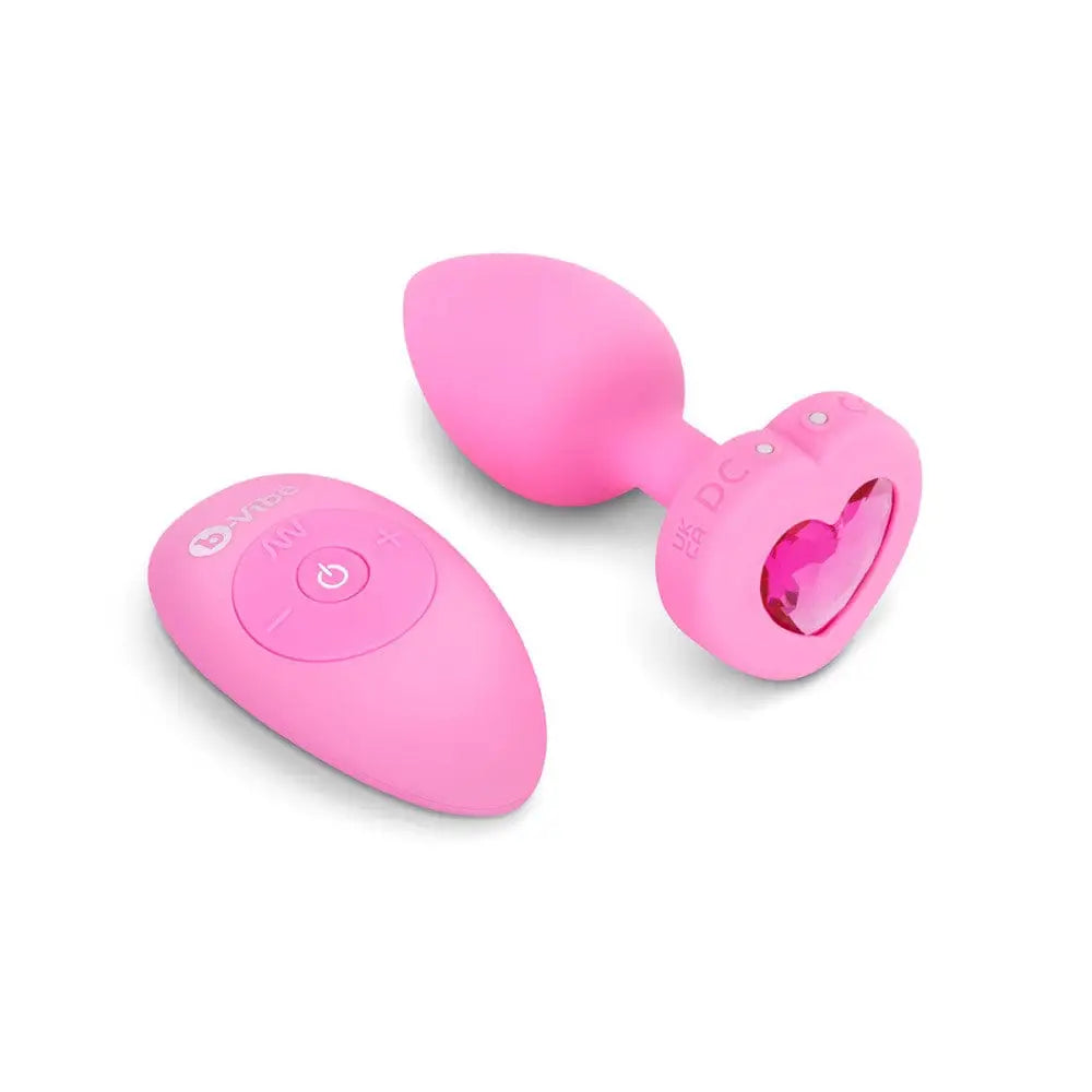 B - Vibe™ Vibrating Heart Plug Small/Medium - Rolik®