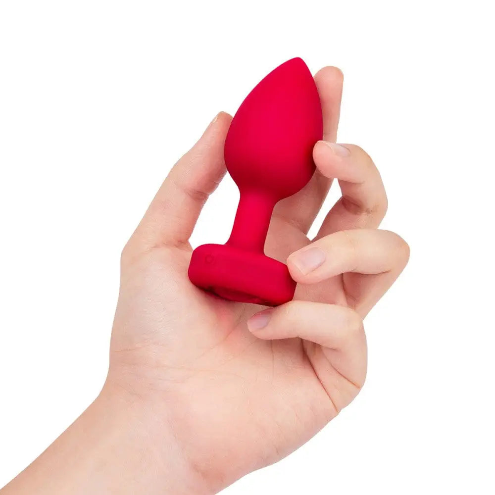 B - Vibe™ Vibrating Heart Plug Medium/Large - Rolik®