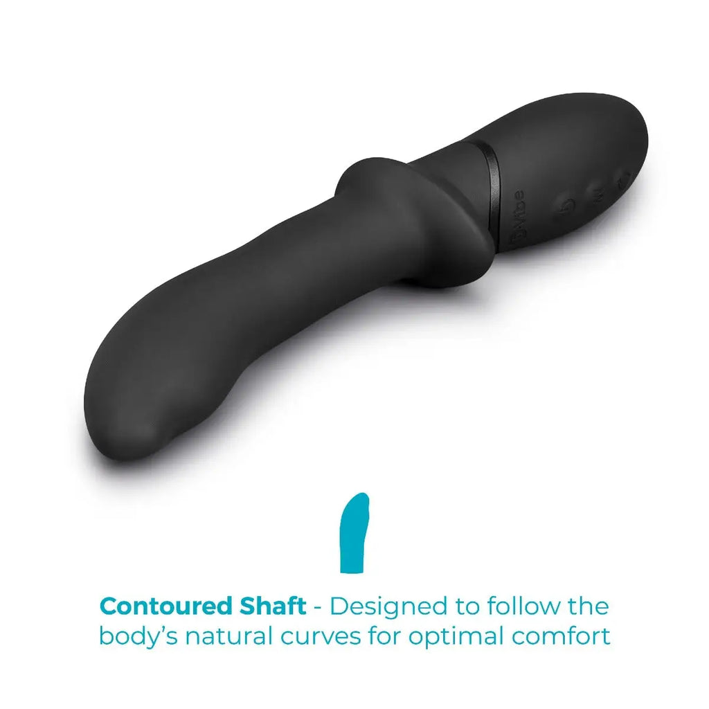 B-Vibe™ b-Vibe Rimming P-Spot Vibe - Dual Rotating & Vibrating Prostate Massager Black