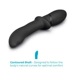 B-Vibe™ b-Vibe Rimming P-Spot Vibe - Dual Rotating & Vibrating Prostate Massager Black